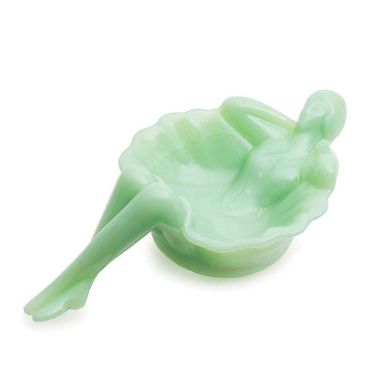 Bathing Beauty Soap Dish Jadeite