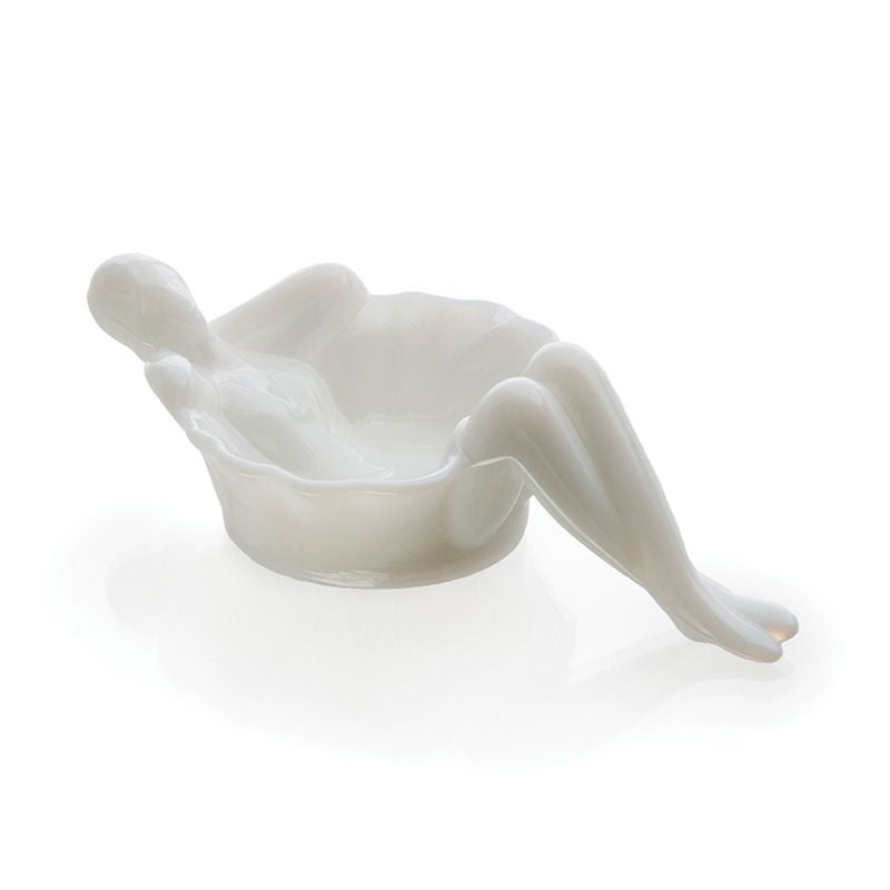 Bathing Beauty Soap Dish Milk