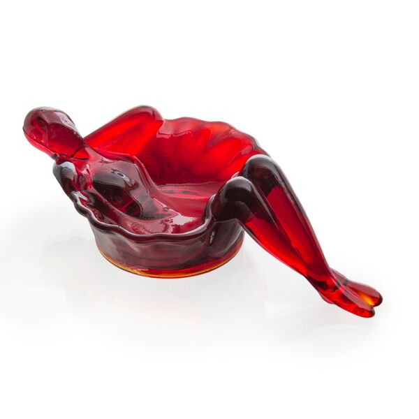 Bathing Beauty Soap Dish Red
