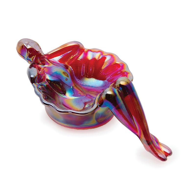 Bathing Beauty Soap Dish Red Carnival