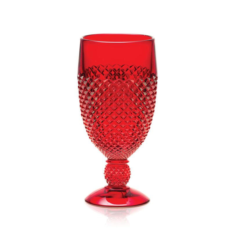 Addison Goblet 10 oz Red
