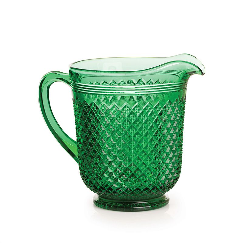 Addison Pitcher Emerald Green