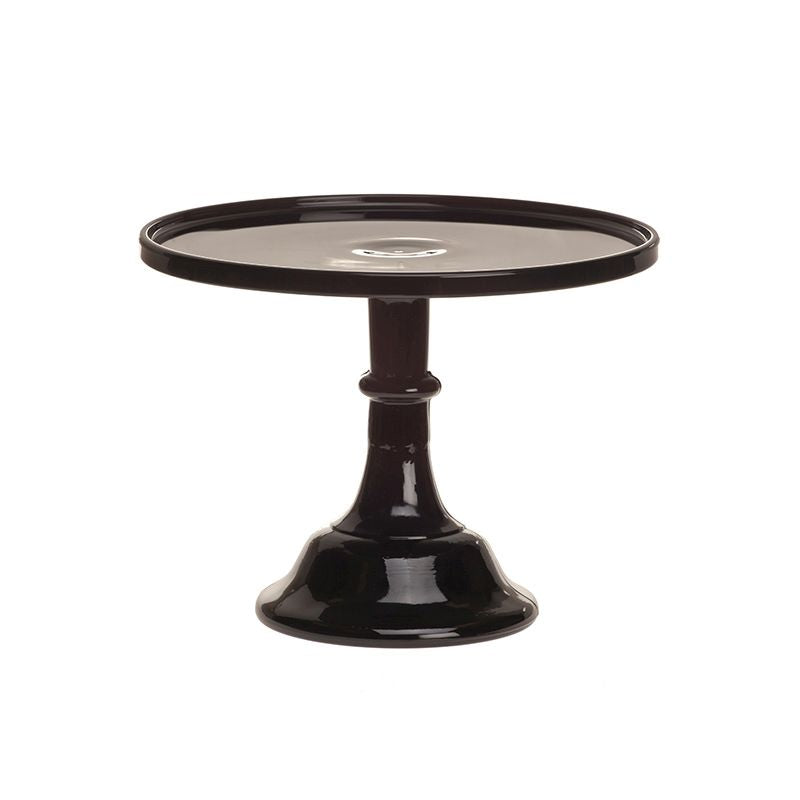 10 Cake Plate Blk Raspberry