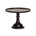 12 Cake Plate Blk Raspberry