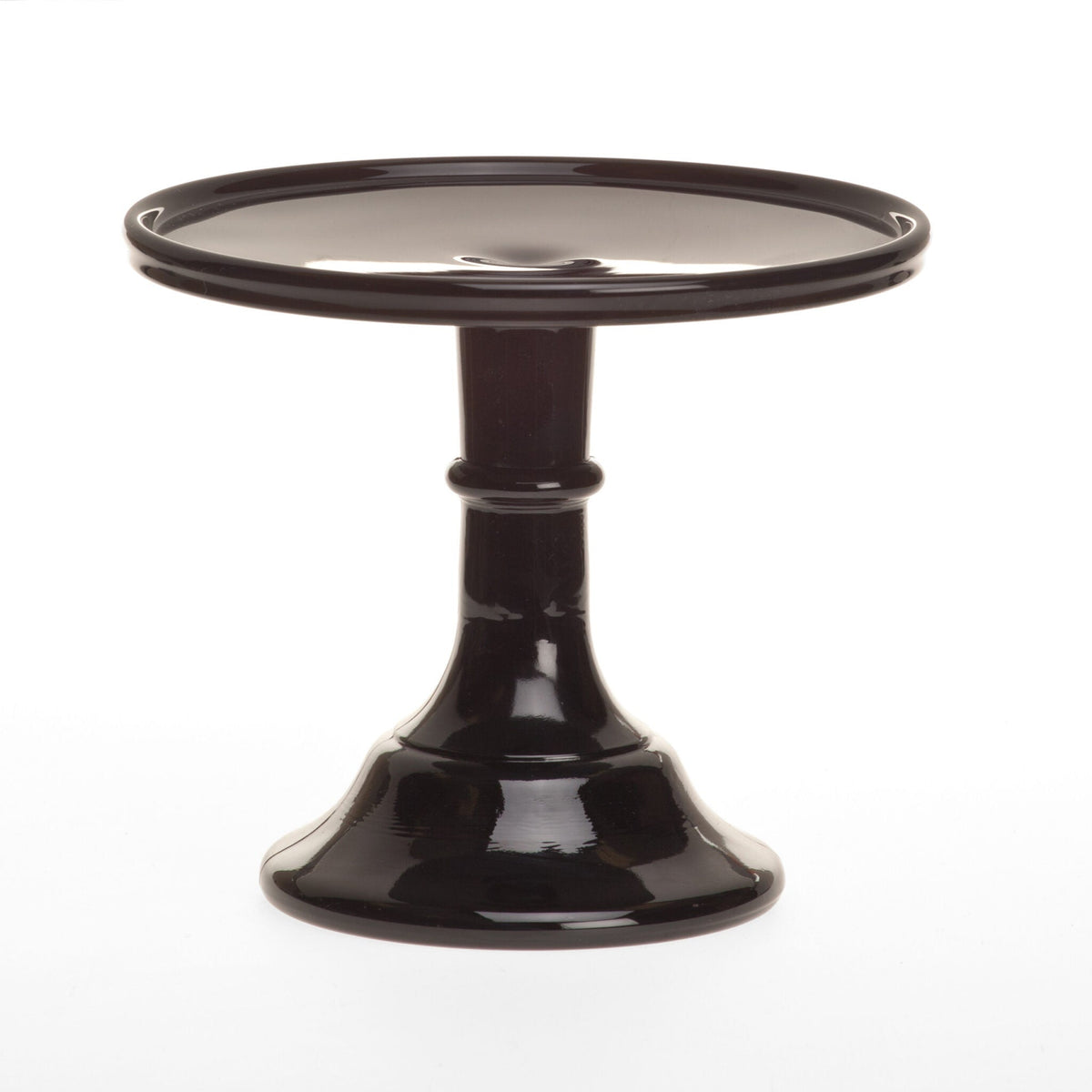 6 Cake Plate Blk Raspberry