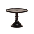 9 Cake Plate Blk Raspberry