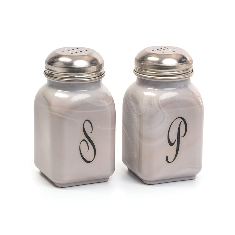 Monogram Salt & Pepper Marble