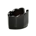 Scalloped Spoon Rest Black