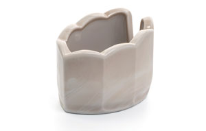 Scalloped Spoon Rest Marble