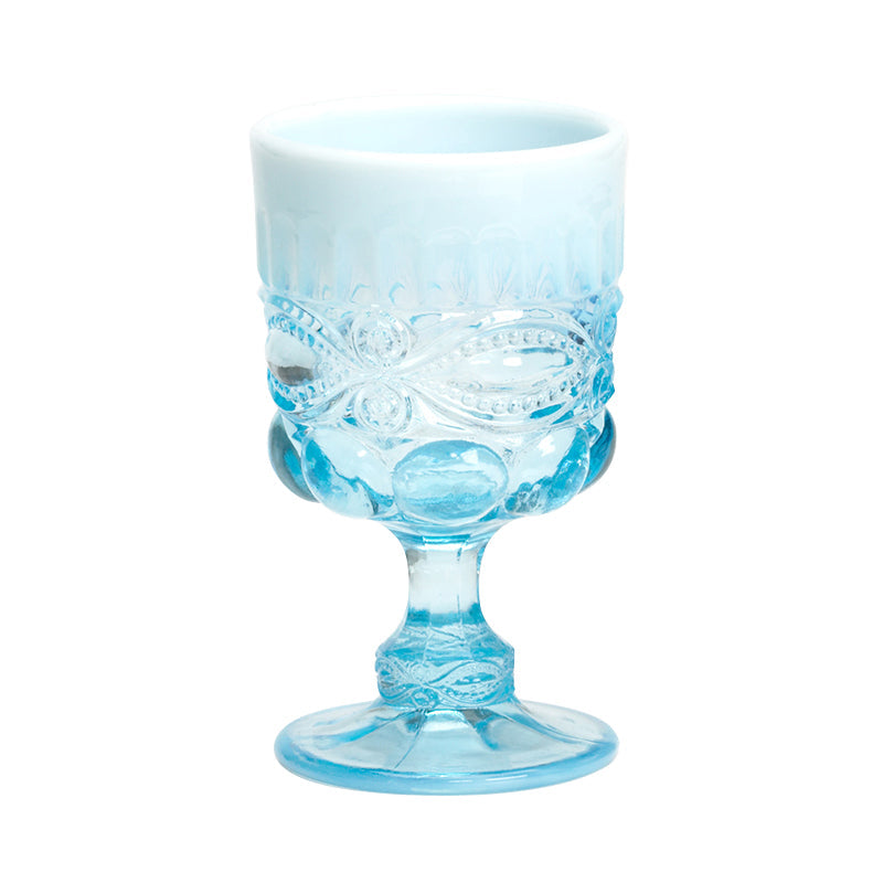 Eye Winker Goblet Aqua Opal