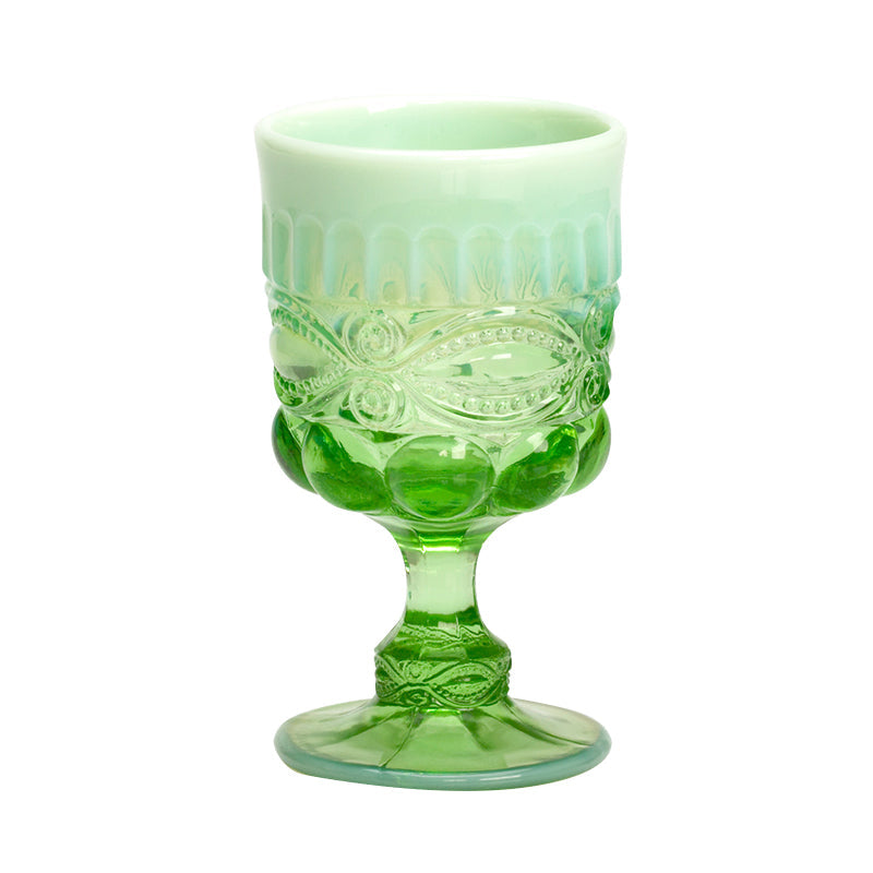 Eye Winker Goblet Green Opal