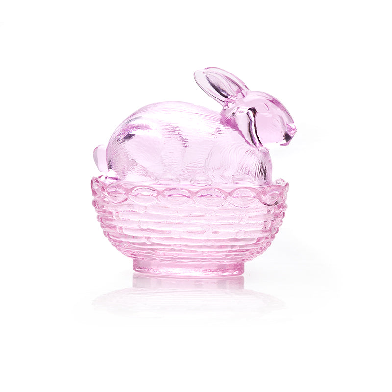 Bunny on Basket Passion Pink