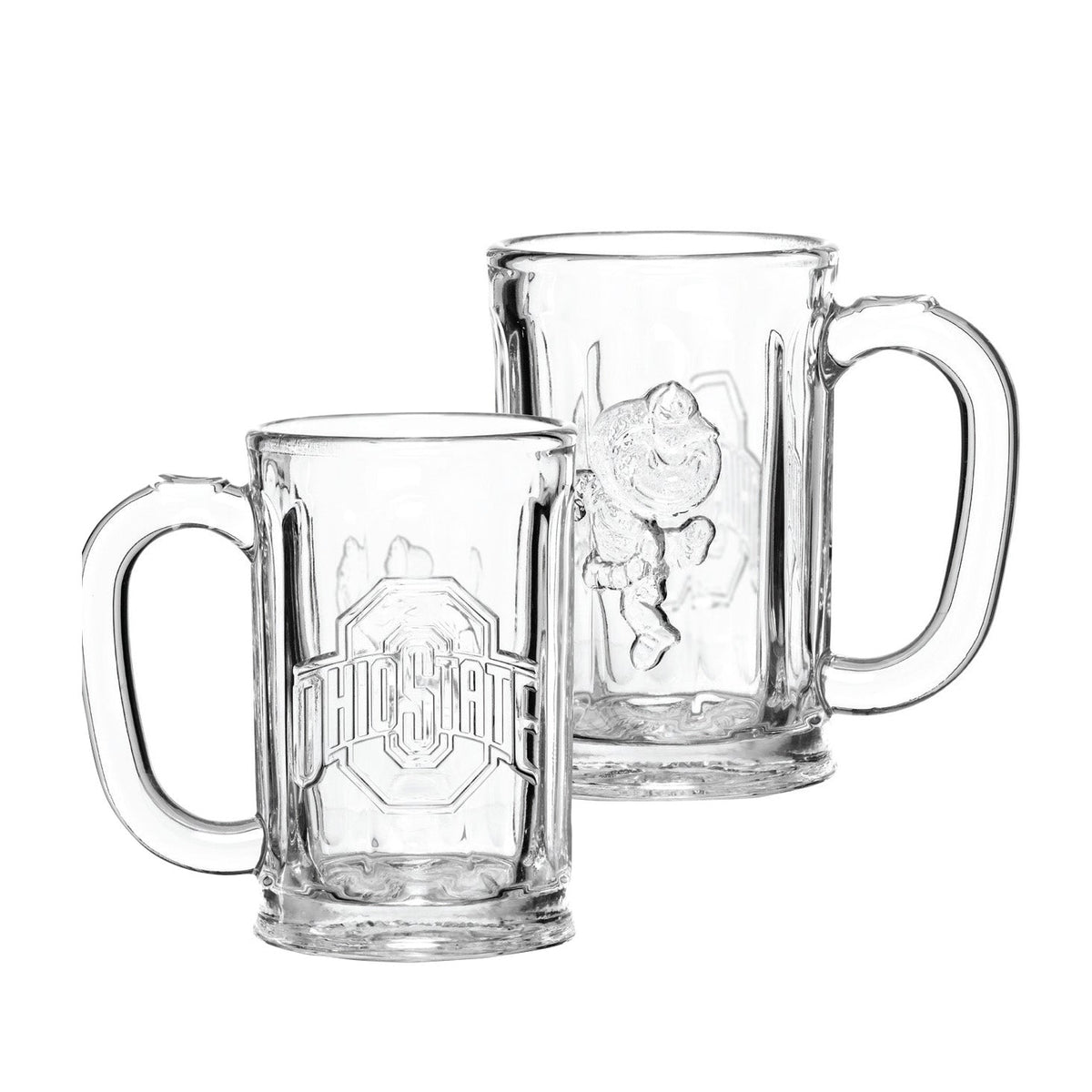 Osu 3 Logo Beer Mug Crystal (moq 12)
