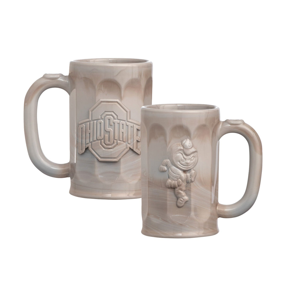 Osu 3 Logo Beer Mug Grey (moq 12)