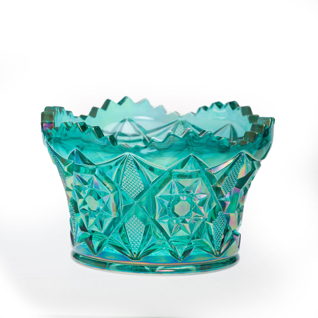 Finger Bowl Teal Carnival