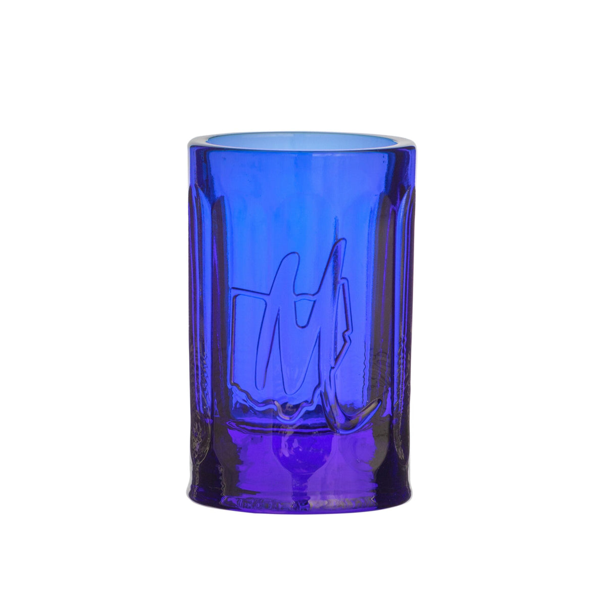 Mosser Glass Shot Glass Cobalt