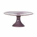 Gigi Cake Plate Eggplant