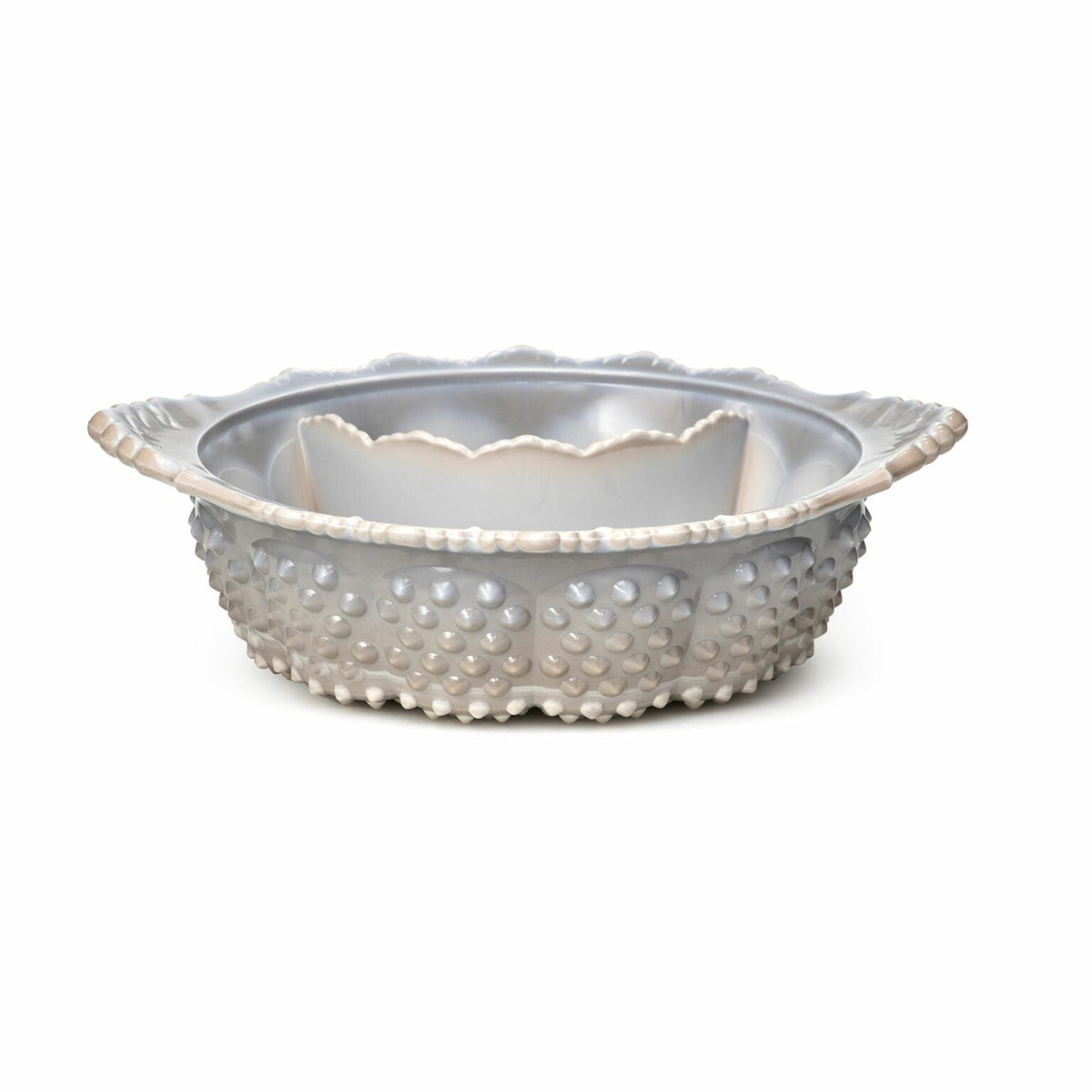 Gigi Melon Divided Bowl Marble