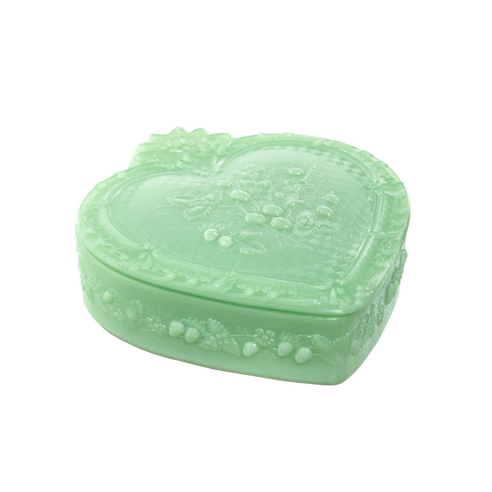 Strawberry Fields Heart Box Jadeite