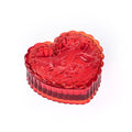 Heart Box w / Hummingbird Red