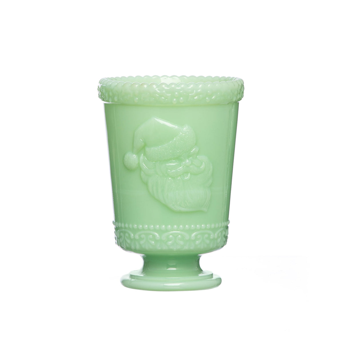 8oz Santa Cup Jadeite