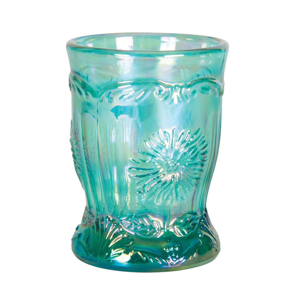 Dahlia Tumbler Teal Carnival