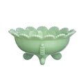 Footed Fruit Bowl Aqua Opal