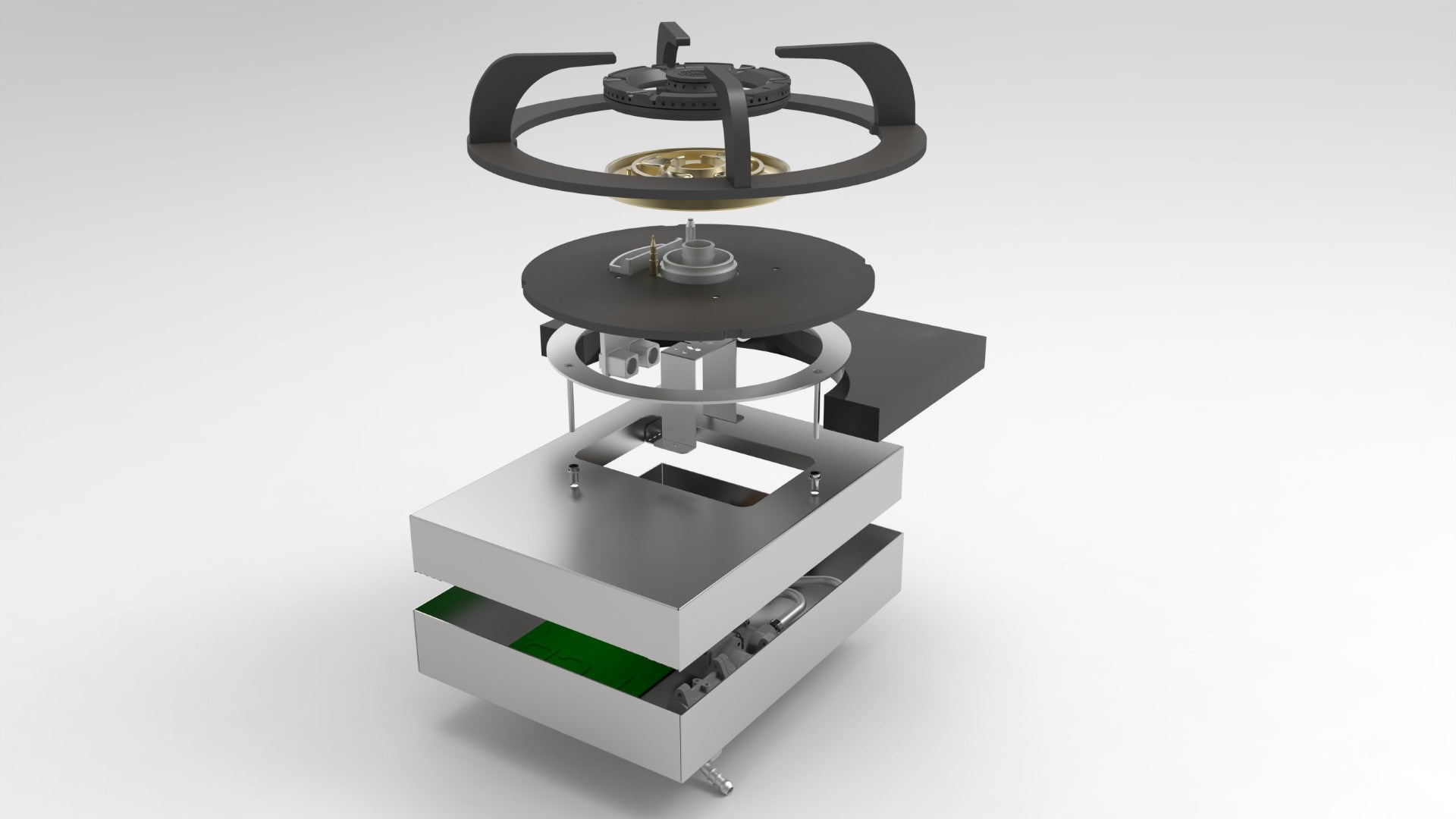 VARIOCOOK BURNER EXPODED VIEW 